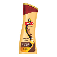 Meera Hairfall Care Shampoo, 180 ml | Goodness Of Badam & Shikakai, For Strong & Healthy Hair | For Men And Women, Paraben Free