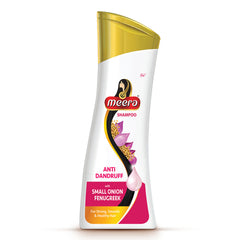 Meera Anti Dandruff Shampoo, 180 ml | With Goodness Of Small Onion and Fenugreek, Fights Dandruff For Men And Women, Paraben Free