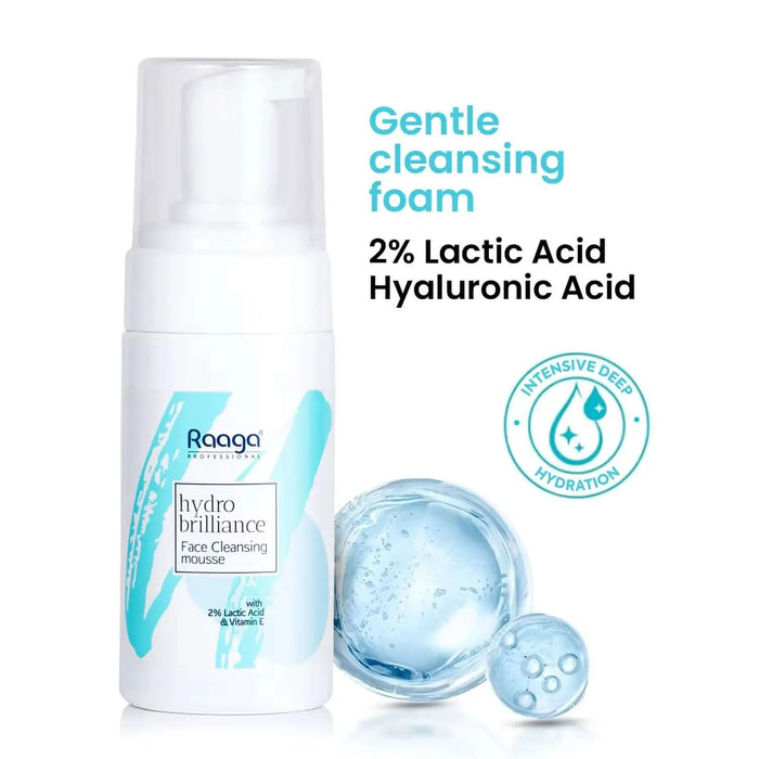 Hydro brilliance face cleansing mousse gentle cleansing foam