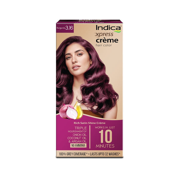 Indica Xpress Crème Burgundy 60g + 75ml (Pack of 2) - Cavinkart