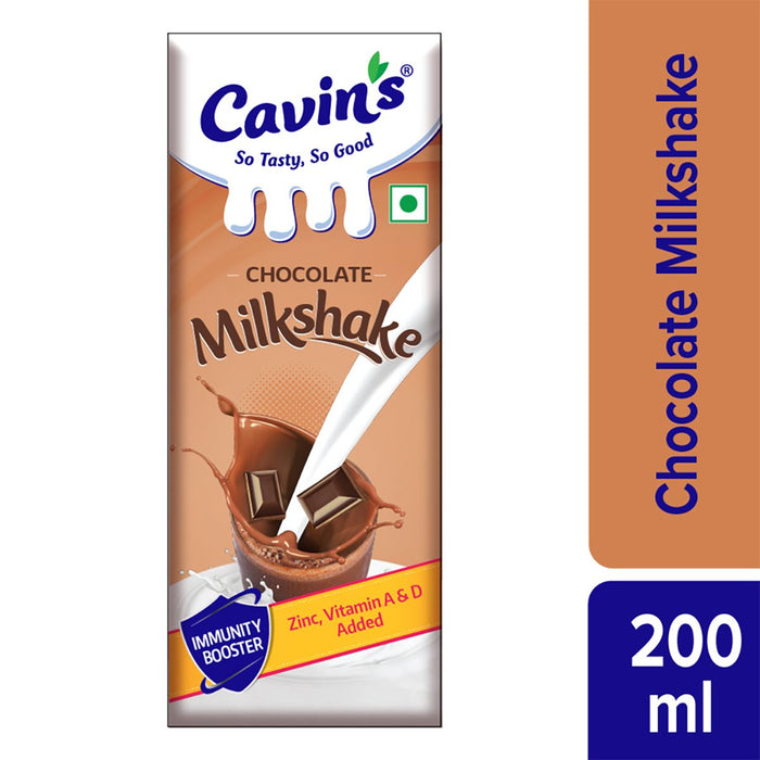 Cavins Chocolate Milkshake, 200 ml