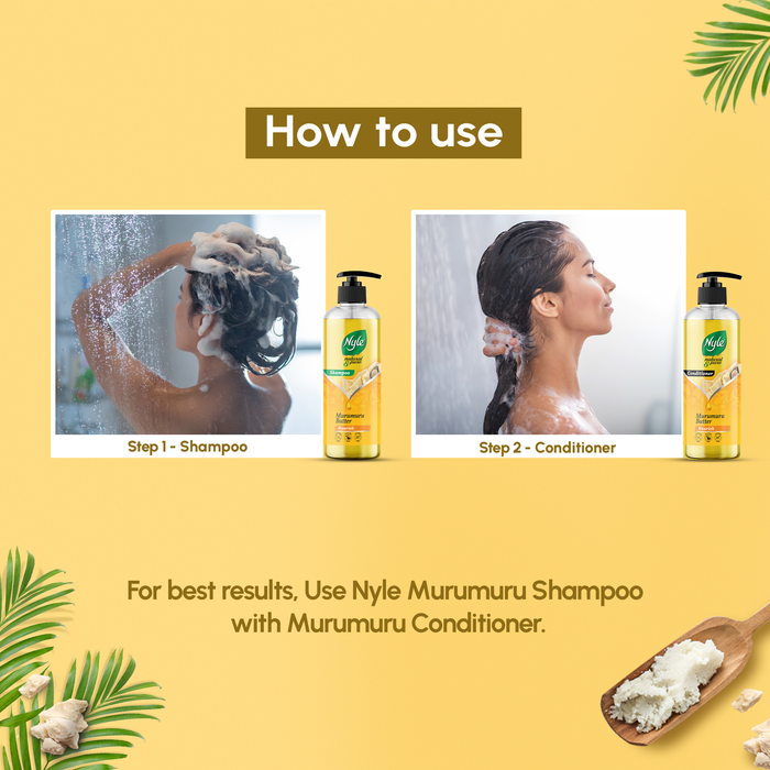 Nyle Shampoo For Nourished Hair, With Goodness Of Murumuru Butter -475ml