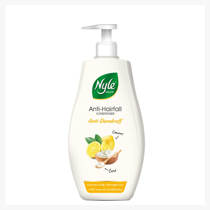Nyle 100H Conditioning Anti Dandruff Conditioner, Soothes Scalp & Manages Frizz, 180ml