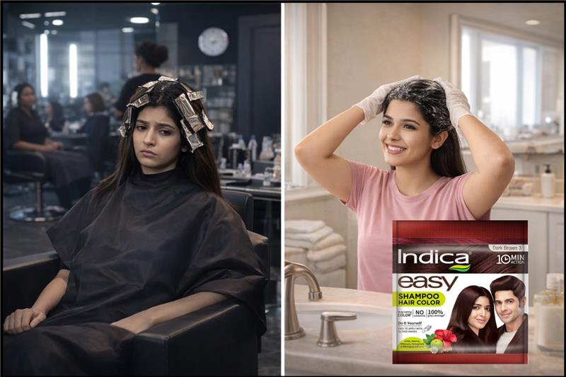Case Study: Making Grey Hair Coverage Simple with Indica Easy Shampoo Hair Colour - Cavinkart