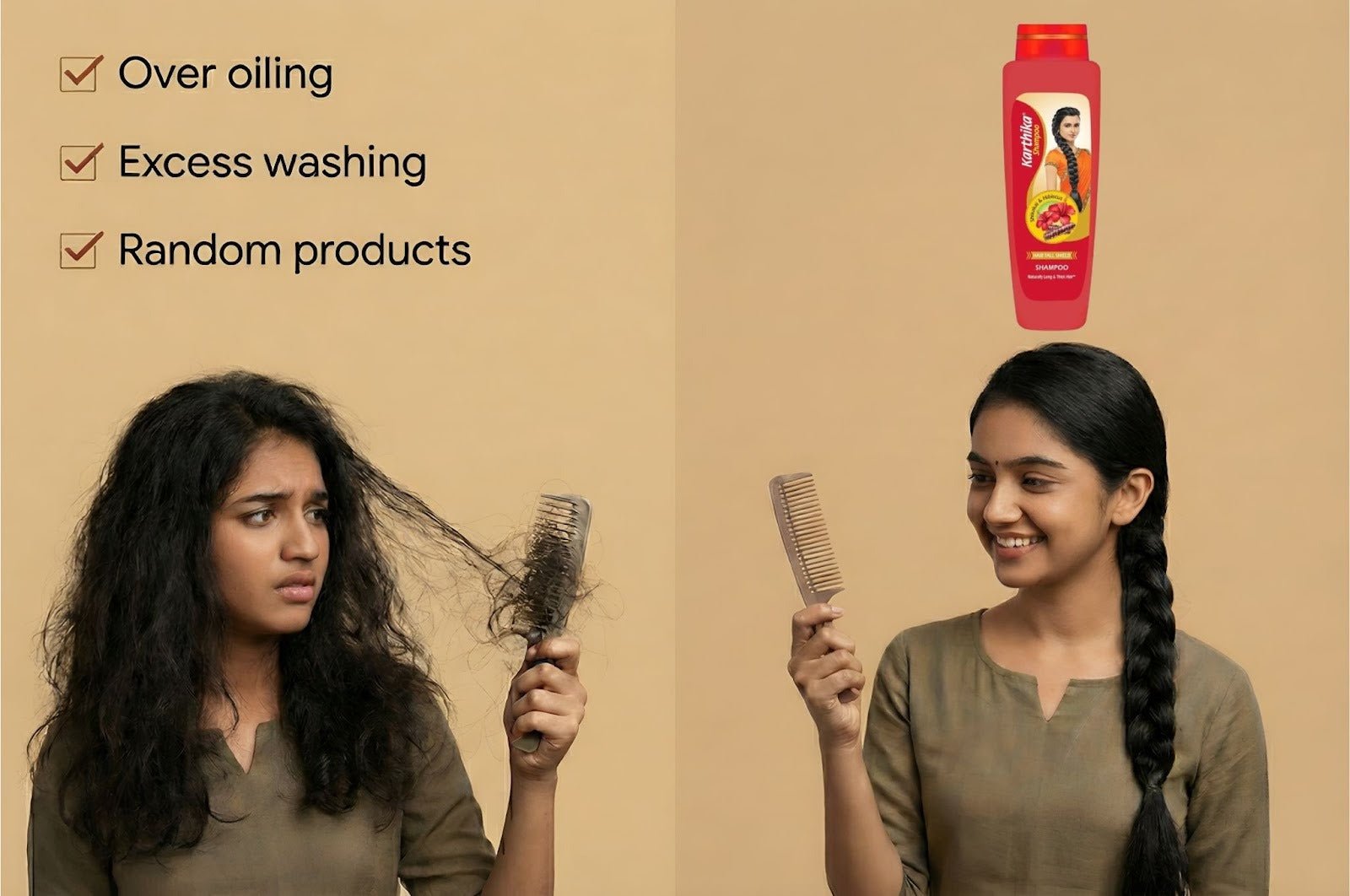 How to Reduce Hair Fall from Seasonal Changes and Breakage - Cavinkart