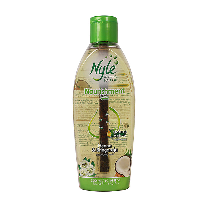 Nyle Natural Hair Oil - Henna and Bringaraja 300ml