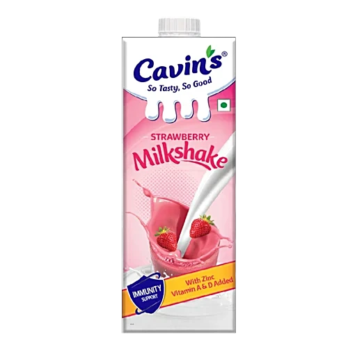 Cavin's Strawberry Milkshake, 1L | Strawberry Milkshake