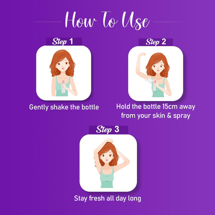 Spinz Exotic Perfumed Deo for Women, with Bulgarian Rose Fragrance for Long Lasting Freshness and 24 Hours Protection, 200ml | A long-lasting perfume deo for women | 24-Hour Sweat and Body Odour Protection (Pack of 2)