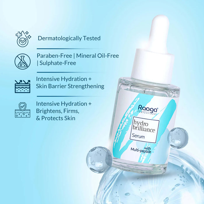 Hydro Brilliance Multi-Peptide Serum | The Art of Hydration: Unlocking Deep and Long-Lasting Moisture | 30ml