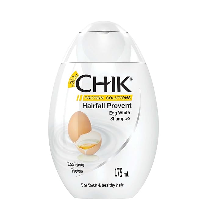 Chik Protein Solution Hairfall Prevent Shampoo, 175 ml | With Goodness Of Egg White, For Thick And Healthier Hair