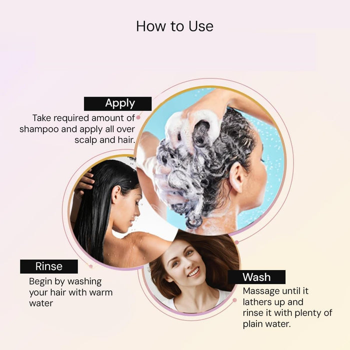 Chik Protein Therapy Thick and Glossy Shampoo | With the Goodness of Badam Protein, Bhringraj Oil, and Black Tea for Gorgeous, Shiny Hair 340 ml