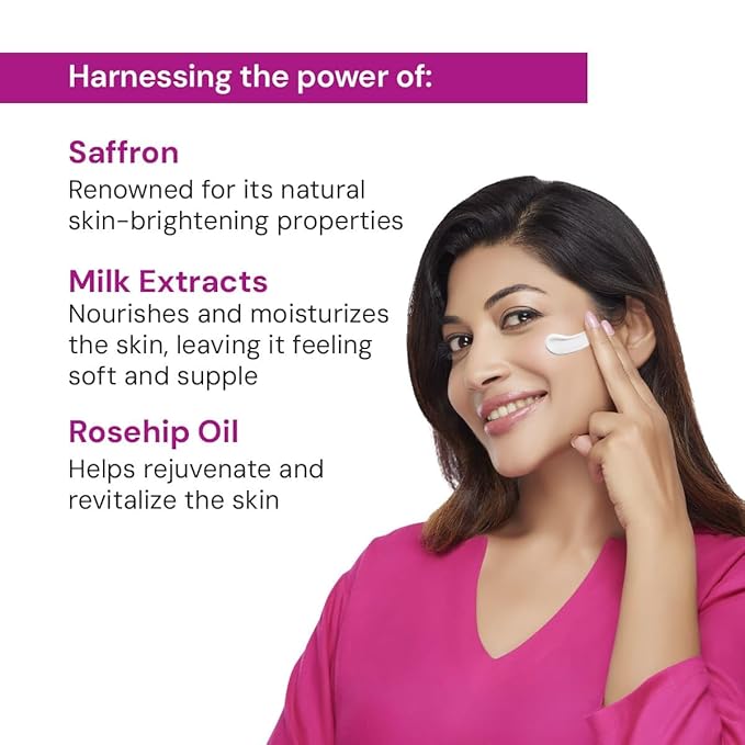 Fairever Beauty Lift Saffron, Milk & Rosehip Oil Face Cream, 50g