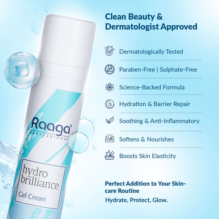 Hydro brilliance gel cream clean beauty & dermatologist approved 
