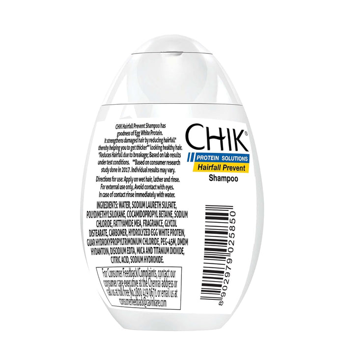 Chik Protein Solution Hairfall Prevent Shampoo, 175 ml | With Goodness Of Egg White, For Thick And Healthier Hair
