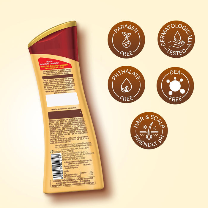 Meera Hairfall Care Shampoo, 180 ml | Goodness Of Badam & Shikakai, For Strong & Healthy Hair | For Men And Women, Paraben Free