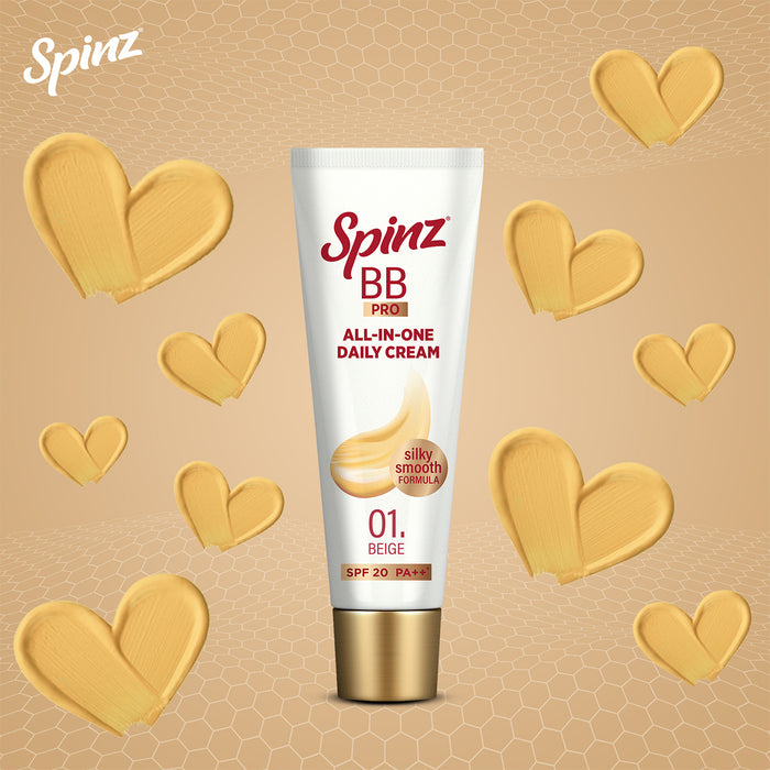 Spinz BB Pro Brightening & Beauty Face Cream with SPF 20 PA++