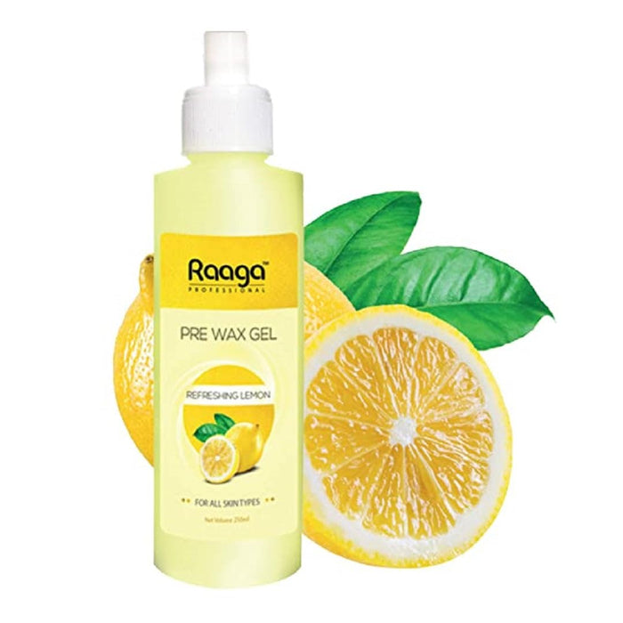 Raaga Professional Pre Wax Gel With Lemon, 250ml | Professional Wax gel with freshness of lemon.