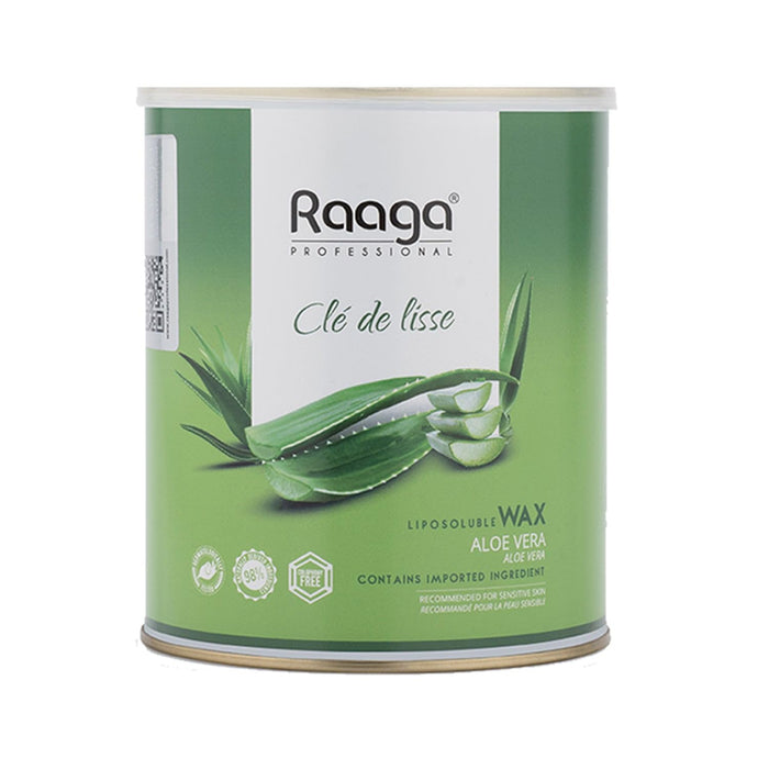 Raaga Professional Liposoluble Wax, Aloe Vera, 800ml