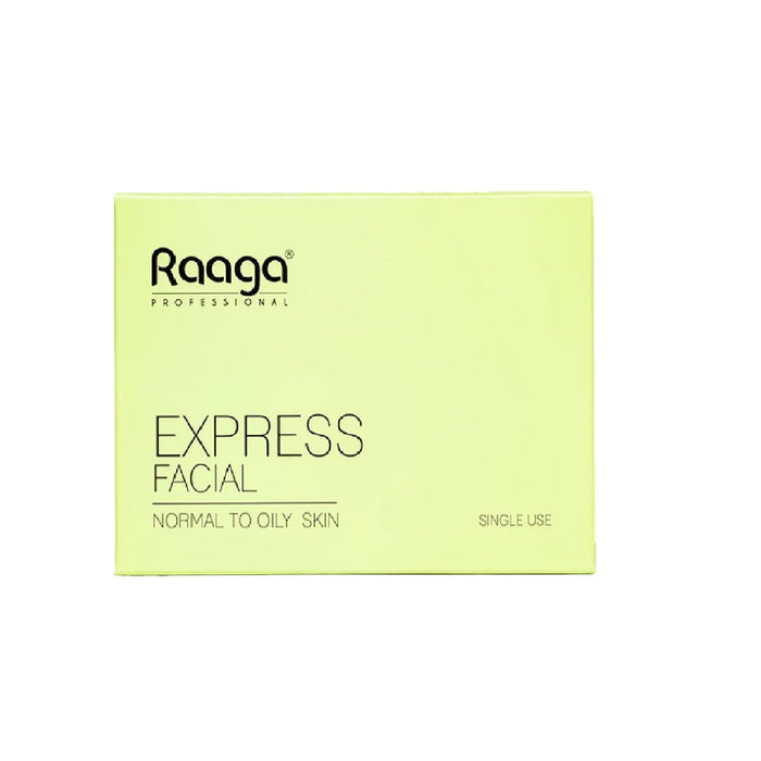 Raaga Professional Express Facial Kit revitalises and improves skin texture | Normal to Oily Skin, 35 g (Pack of 6)