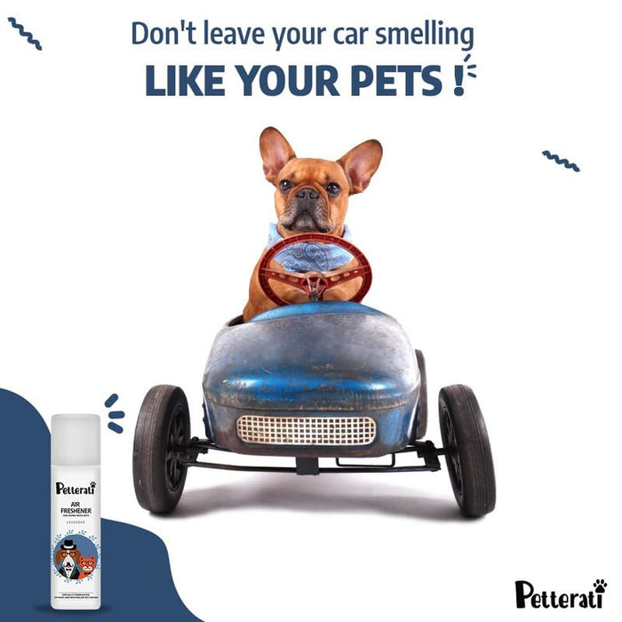 Petterati Lavender Air Freshener (250ml) Fight & Neutralize Pet Odours | Leave Your Surroundings Smelling Fresh