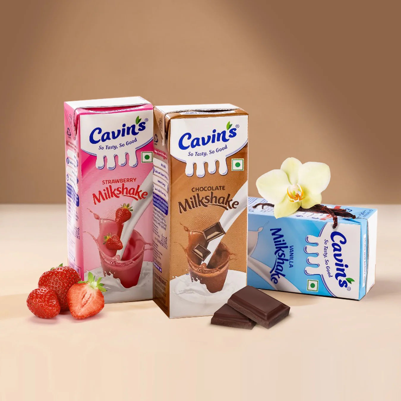 Cavin creamy milkshake bottle - ready to drink flavored milk beverage