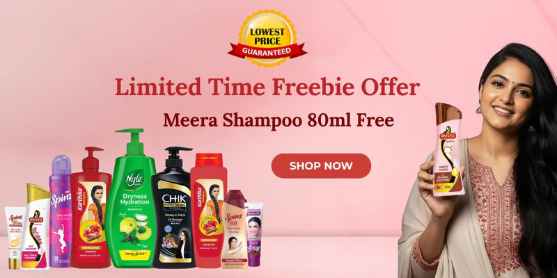 limited time freebie offer meera shampoo 80 ml free 