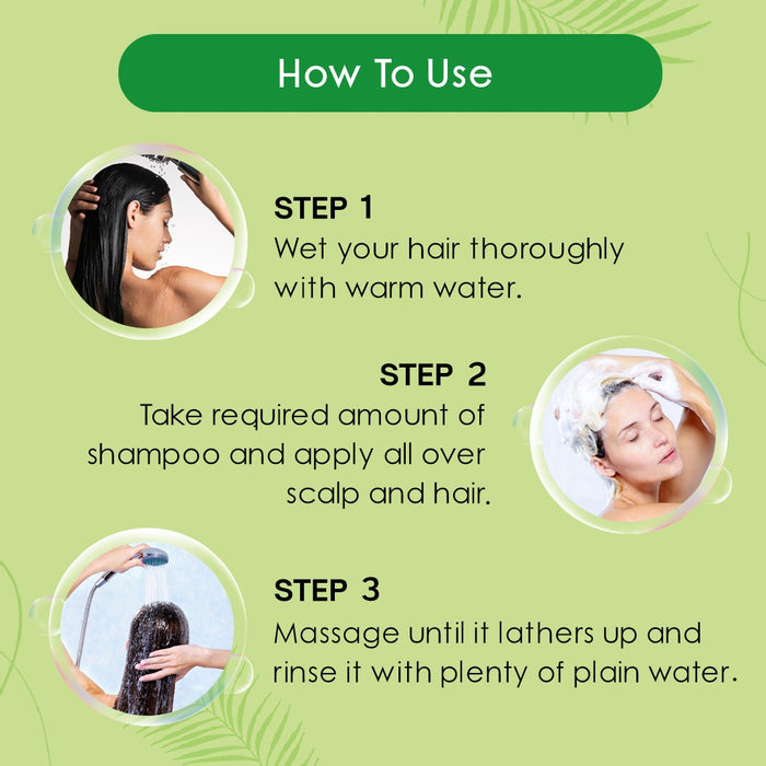 Nyle Naturals Damage Repair Shampoo | Hair Repair Shampoo | With Papaya, Hibiscus and Shikakai | Gentle & Soft Formulation For Men & Women, 800ml