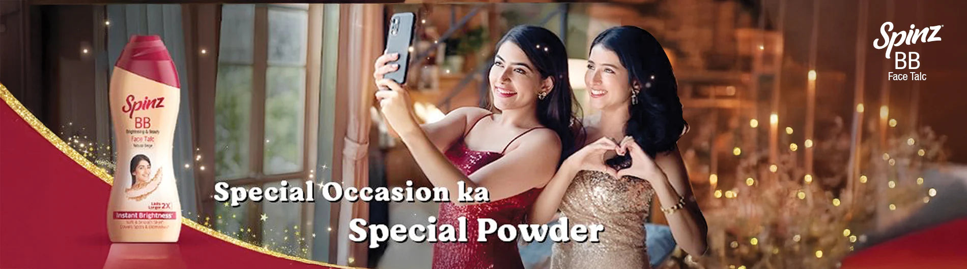 Spinz BB Talcum Powder – Brightening & Beauty Face Talc | Shop at CavinKart