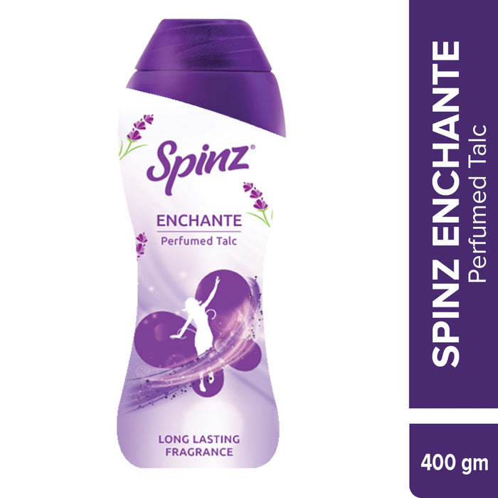 Spinz Enchante Body Talcum Powder for Women 400gm | Spinz Enchante Body Talcum Powder|  Fragrant Talcum Powder for Women