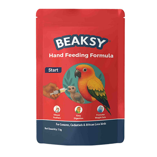 Beaksy START Handfeeding Formula 1 kg | For Exotic Parrots Growth - Cavinkart