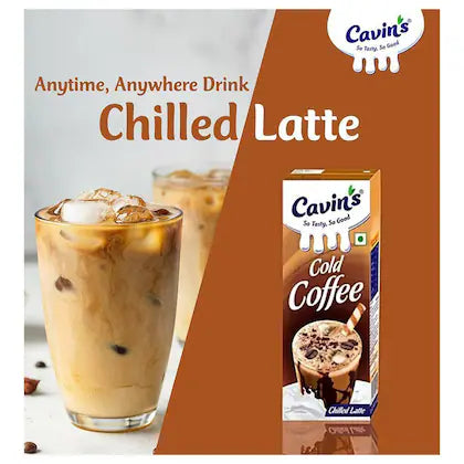 Cavin’s Cold Coffee Chilled Latte, 180 ml | Cold Coffee Chilled Latte