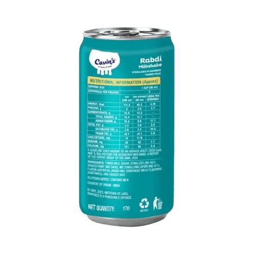 Cavin's Rabdi Milkshake, 170 ml | Rabdi Milkshake - Cavinkart
