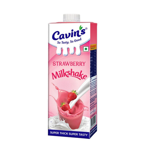 Cavin's Strawberry Milkshake, 1L | Strawberry Milkshake - Cavinkart
