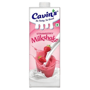 Cavin's Strawberry Milkshake, 1L | Strawberry Milkshake - Cavinkart