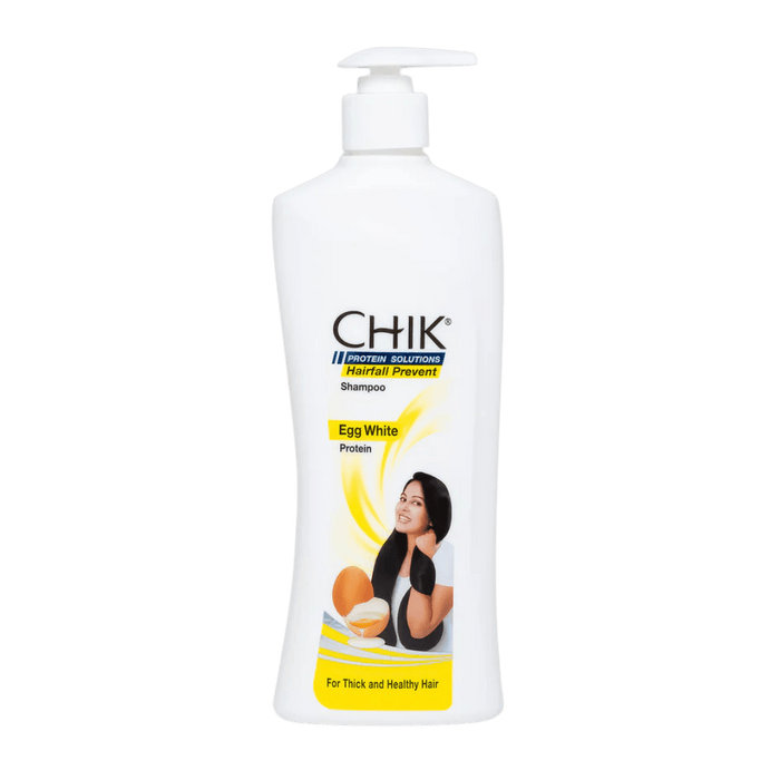 Chik Protein Solution Hairfall Prevent Shampoo, 340 ml | With Goodness Of Egg White, For Thick And Healthier Hair - Cavinkart