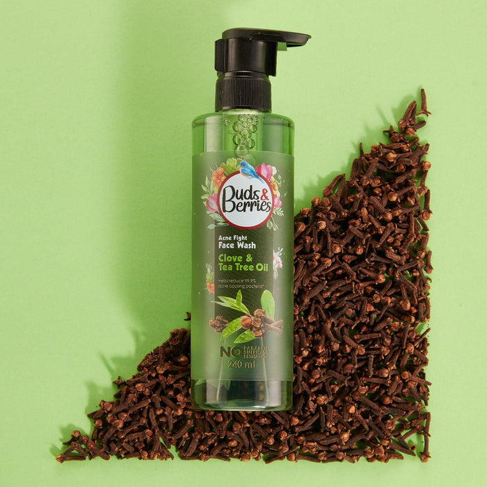 Clove and Tea Tree Oil Acne Fight Facewash for Oily Acne Prone Skin 