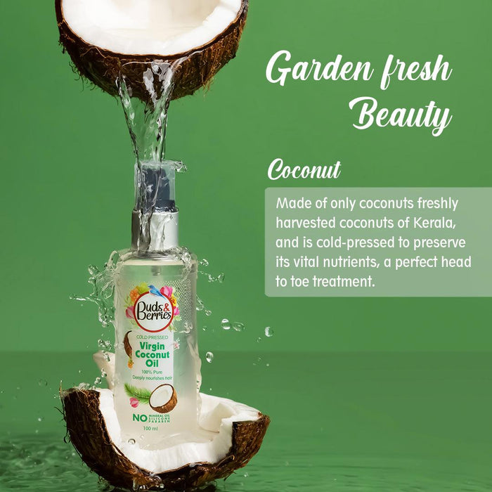 Cold Pressed Coconut Oil for nourishing hair and skin 