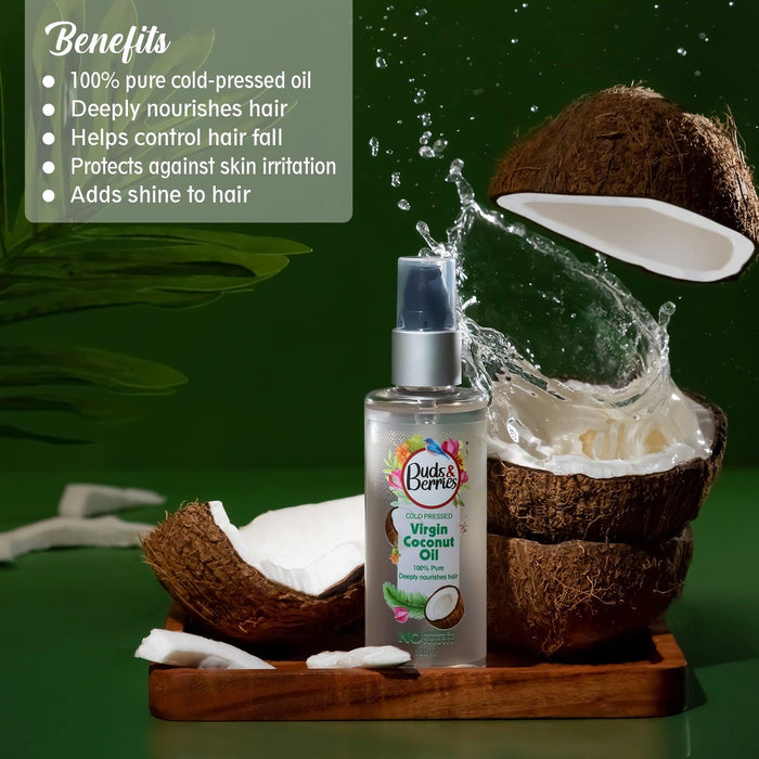 Cold Pressed Coconut Oil for nourishing hair and skin 