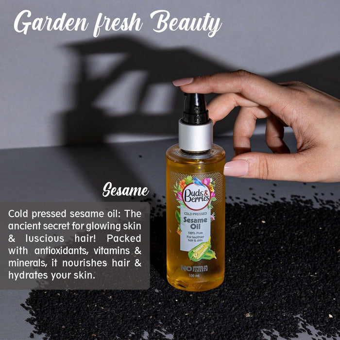 Cold Pressed Sesame Oil for long lasting conditioning 