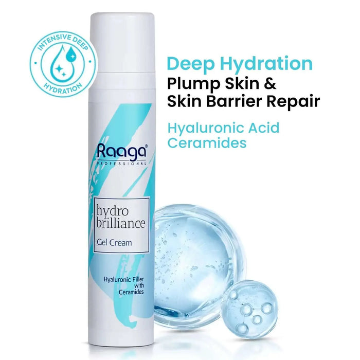 Hydro brilliance gel cream hyaluronic acid with ceramides  