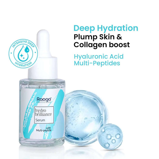 Hydro brilliance serum hyaluronic acid & multi-peptides  