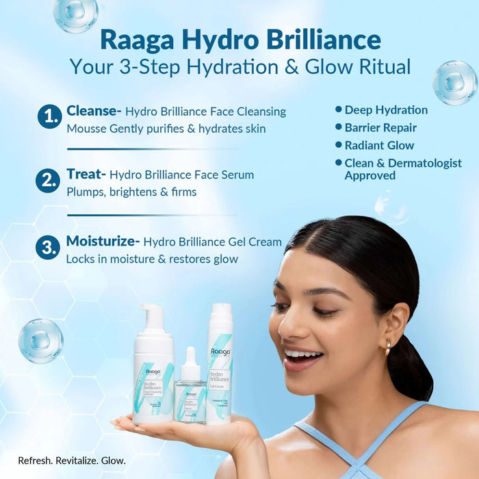 Hydro Brilliance Face Cleansing Mousse | Embrace the Art of Hydration & Gentle Purification | 100ml - Cavinkart