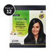 Indica Crème 10 Minutes Hair Color, Natural Black (12g + 12ml) | 100% Grey Coverage | Ammonia - Free | Long Lasting Colour | Enriched with Walnut Oil &amp; Silk Proteins (Pack of 12) - Cavinkart