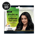 Indica Crème 10 Minutes Hair Color, Natural Black (20g + 20ml) | 100% Grey Coverage | Ammonia - Free | Long Lasting Colour | Enriched with Walnut Oil &amp; Silk Proteins (Pack of 10) - Cavinkart