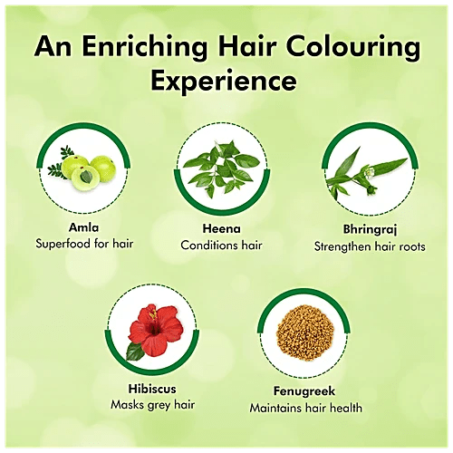 Indica Easy Do - It - Yourself Hair Color Shampoo Pump Pack with 5 Herbal Extracts and 100% Ammonia Free, Long Lasting Formula, 180 ML - Natural Black Colour - Cavinkart