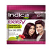 Indica Easy Hair Colour – Burgundy 10 ml | No Ammonia | Enriched with Amla, Henna, Bhringraj, Hibiscus | Covers Grey in 10 Minutes | For Men & Women (Pack of 10) - Cavinkart