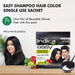 Indica Easy Hair Colour – Natural Black, 9g + 9ml | Ammonia - Free | Enriched with Amla, Henna, Bhringraj, Hibiscus | Covers Greys in 10 Minutes | For Men & Women (Pack of 5) - Cavinkart
