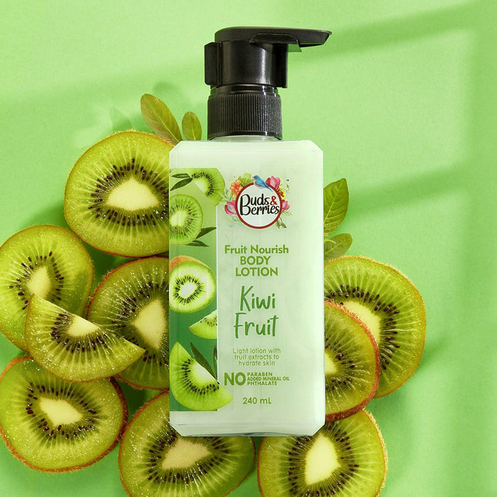 Kiwi Fruit Nourish Body Gel Lotion for Normal Skin - 240 ml - Buds&Berries