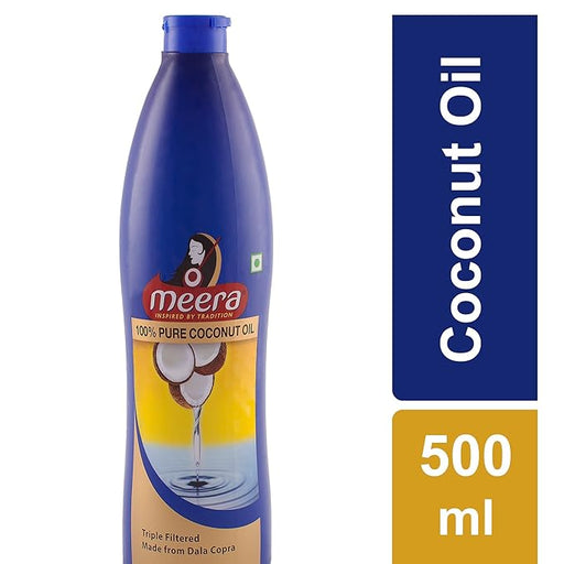 Meera Pure Coconut Oil | 500ml - Cavinkart