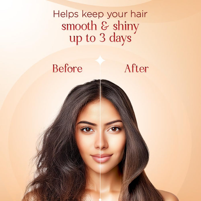 Meera Smooth & Shiny Shampoo with Rice Kanji & Aloe Vera, 80ml | Up to 72H Smoothness & Shine | For Men & Women - Cavinkart